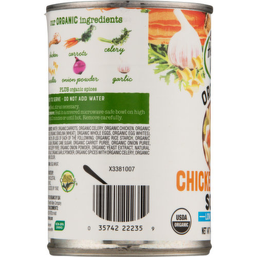 Health Valley Soup, Organic, Chicken Noodle - 14.5 oz