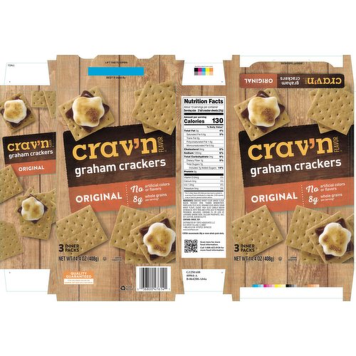 Crav'n Flavor Original Graham Crackers