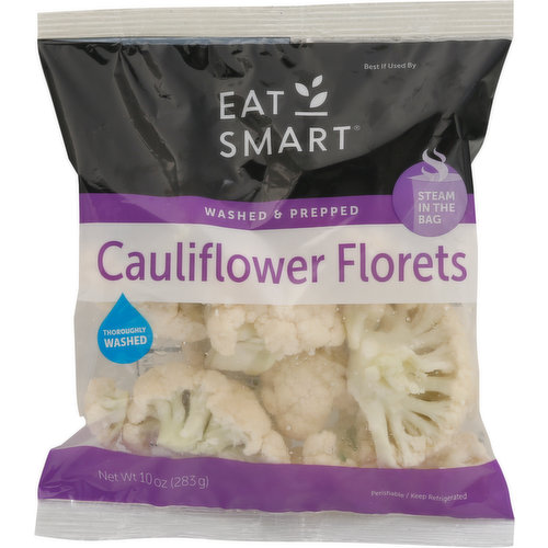 Eat Smart Cauliflower Florets, Steam in the Bag