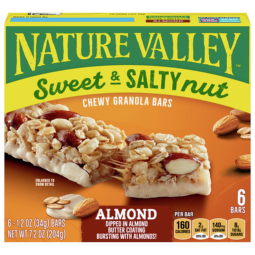 Nature Valley Granola Bars, Chewy, Almond, Sweet & Salty Nut