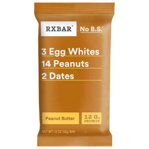 Rxbar Protein Bar, Peanut Butter