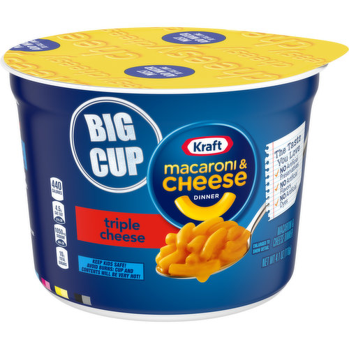 Kraft Triple Cheese Macaroni & Cheese Dinner