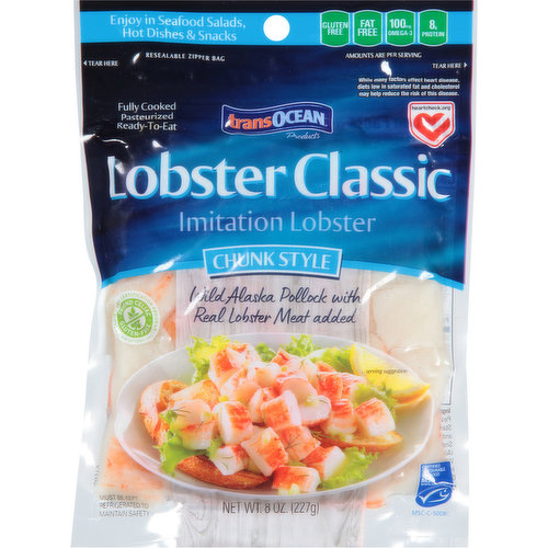 TransOcean Imitation Lobster, Lobster Classic, Chunk Style