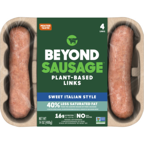 Beyond Sausage Sausage Links, Plant-Based, Sweet Italian Style