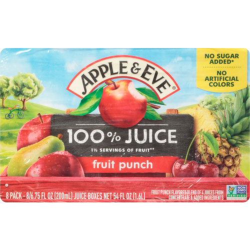 Apple & Eve 100% Juice, Fruit Punch