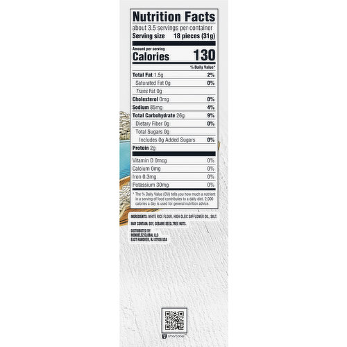 Good Thins Rice Snacks, Gluten Free, Simply Salt - 3.5 oz