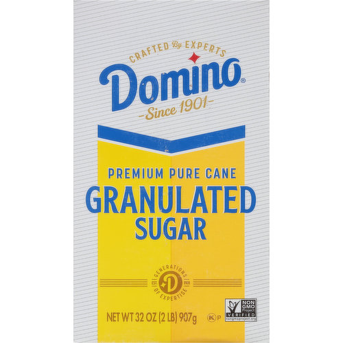 Domino Sugar, Granulated, Premium Pure Cane