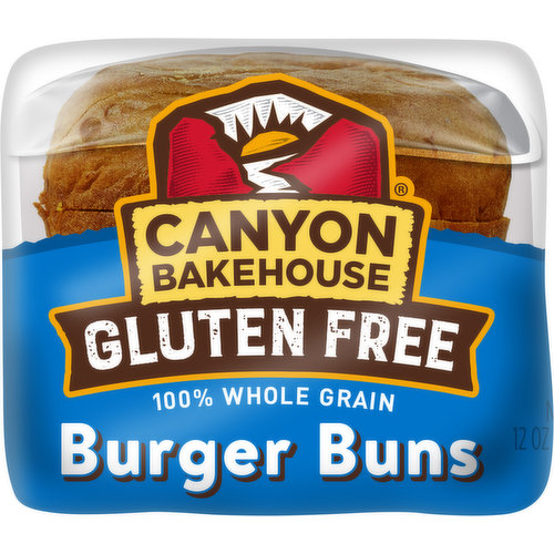 Canyon Bakehouse Burger Buns, Gluten Free