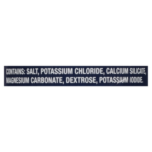 Morton Lite Salt 50% Less Sodium than Table Salt Iodized Salt and