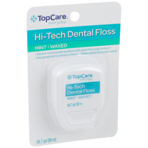 TopCare Hi-Tech Waxed Dental Floss, Mint