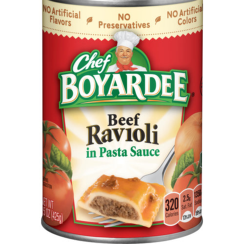 Chef Boyardee Beef Ravioli