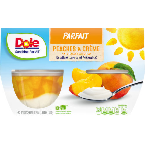 Dole Parfait, Peaches & Creme