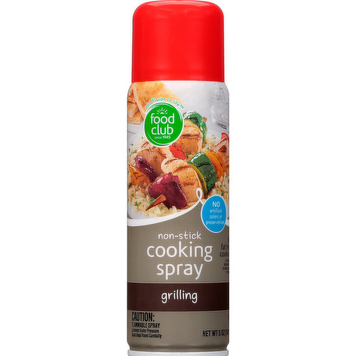 Food Club Cooking Spray, Grilling, Non-Stick