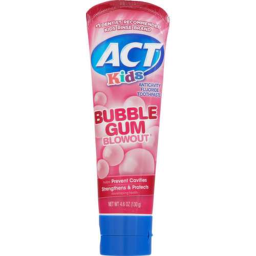 Toothpaste, Bubble Gum Blowout