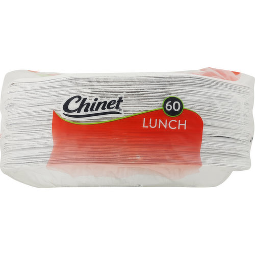 Chinet Plates, Lunch, 8.75 Inch