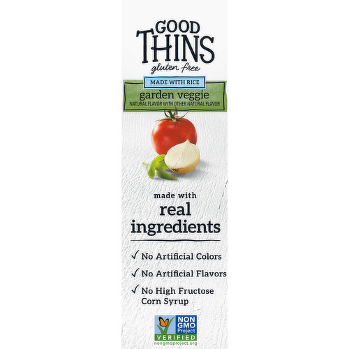 Good Thins Simply Salt Rice Snacks Gluten Free Crackers, 3.5 Ounce