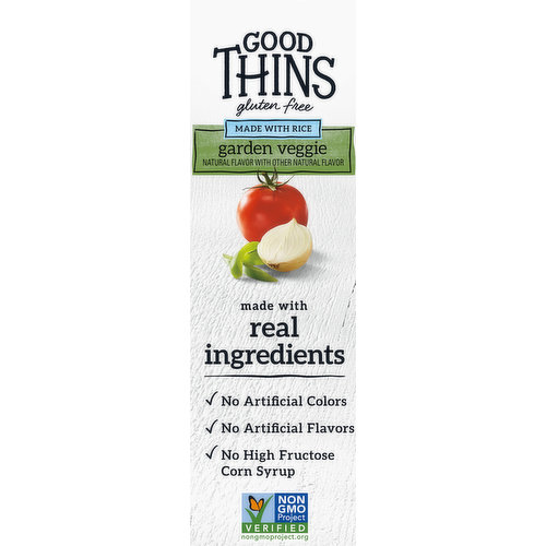 Good Thins Garden Veggie Good Thins Rice Snacks - Gluten Free