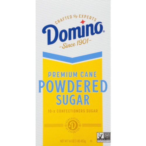 Domino Sugar, Powdered, Premium Cane