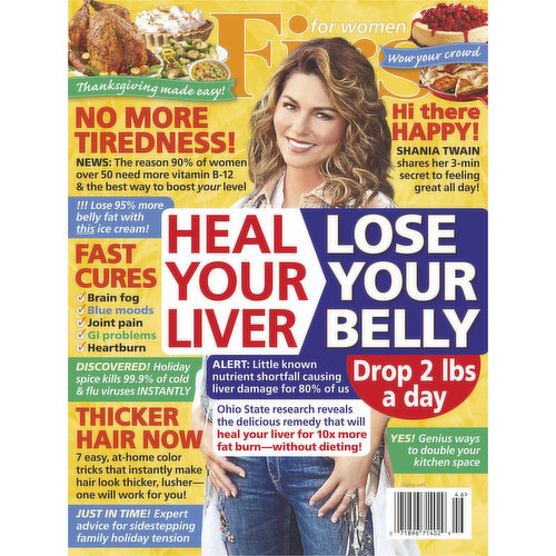 First For Women Magazine, Heal Your Liver, Lose Your Belly