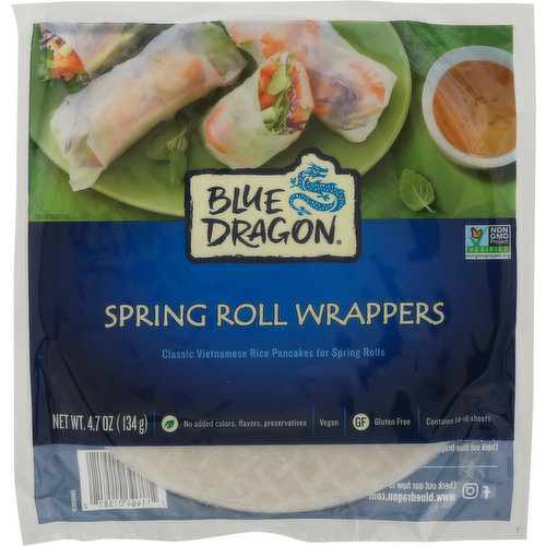 Blue Dragon Spring Roll Wrappers