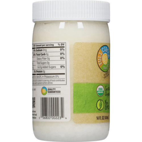 Full Circle Market Coconut Oil, Refined