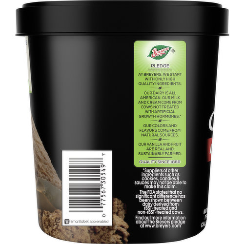 Breyers Ice Cream, Light, Lactose Free, Chocolate