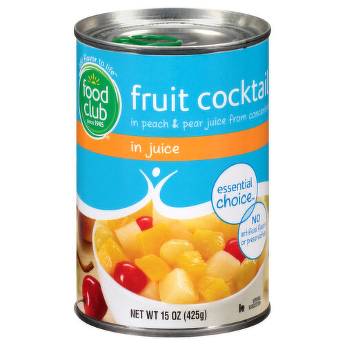 Food Club Fruit Cocktail, in Juice