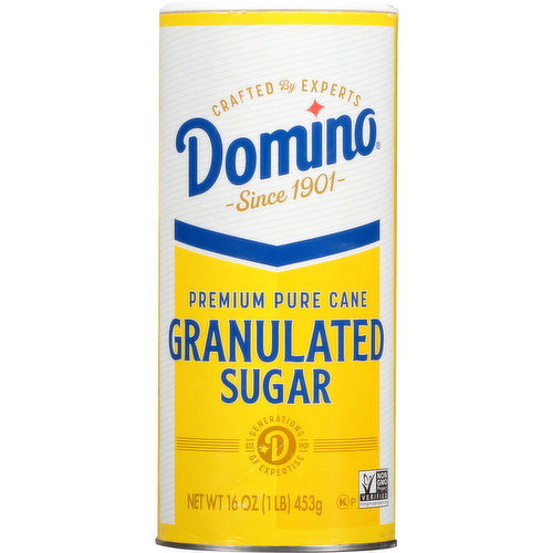 Domino Sugar, Granulated, Pure Cane, Premium