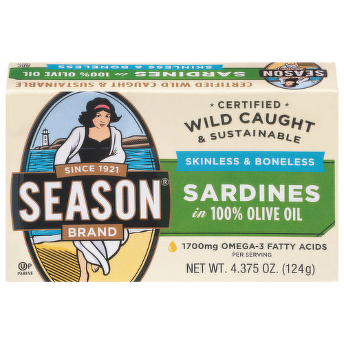 Season Sardines, Skinless & Boneless