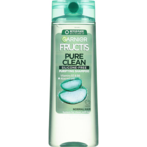 Fructis Shampoo, Purifying, Silicone Free, Pure Clean