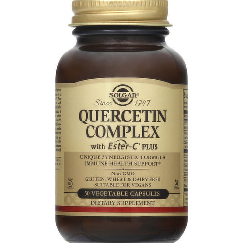 Solgar Quercetin Complex, with Ester-C Plus, Vegetable Capsules