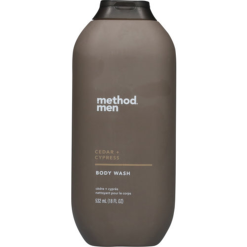 Method Body Wash, Cedar + Cypress, Men