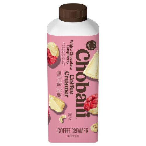 Chobani Coffee Creamer, White Chocolate Raspberry