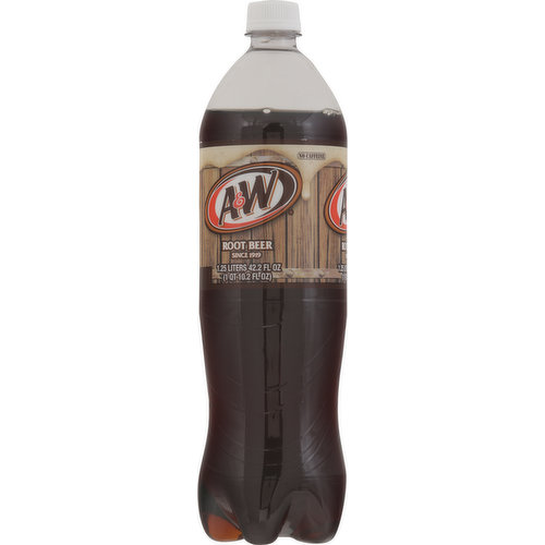 A&W Root Beer Soda Pop, 2 L, Bottle