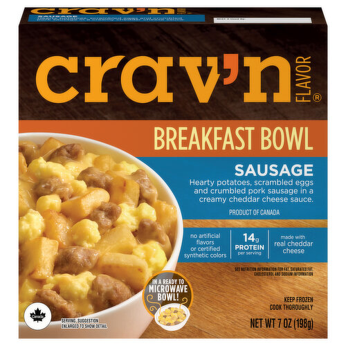 Crav'n Flavor Breakfast Bowl, Sausage