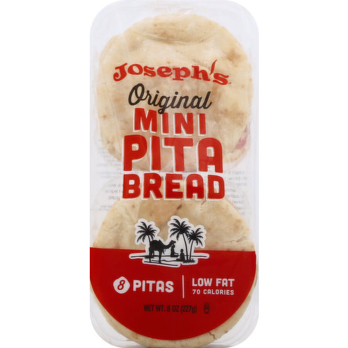 Josephs Pita Bread, Mini, Original