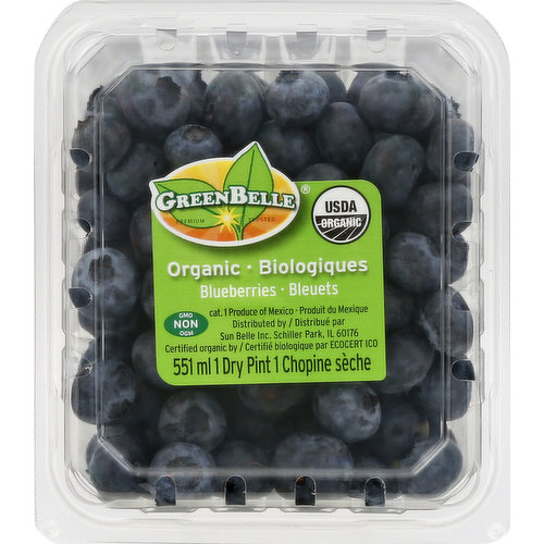 GreenBelle Blueberries, Organic