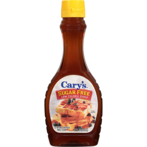 Cary's Syrup, Sugar Free, Low Calorie, Maple Flavor