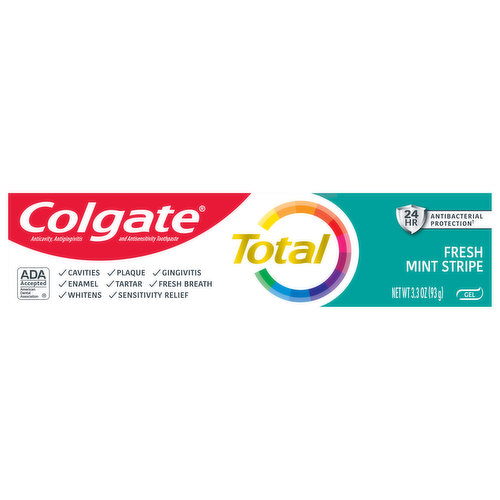 Colgate Toothpaste, Fresh Mint Stripe, Gel