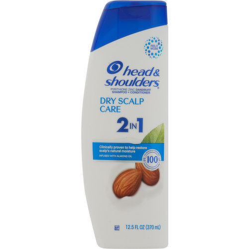 Head & Shoulders Shampoo + Conditioner, Dry Scalp Care, 2 in 1