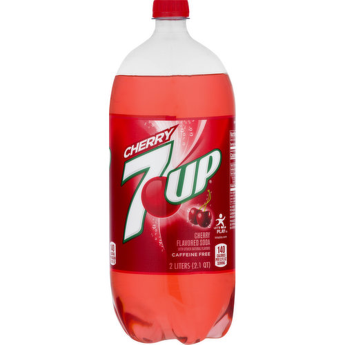 7 UP Soda, Caffeine Free, Cherry Flavored