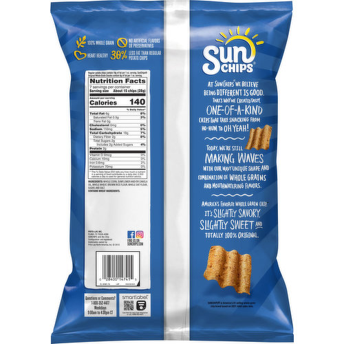 sun chips original nutrition facts