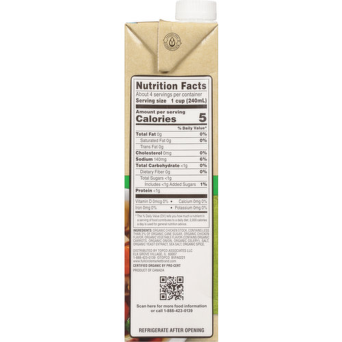 Full Circle Market Broth, Low Sodium, Chicken