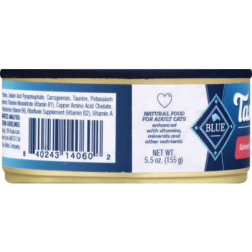 Blue Buffalo Food for Cats, Salmon Entree, Pate