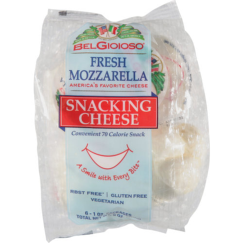 BelGioioso Snacking Cheese, Fresh Mozzarella
