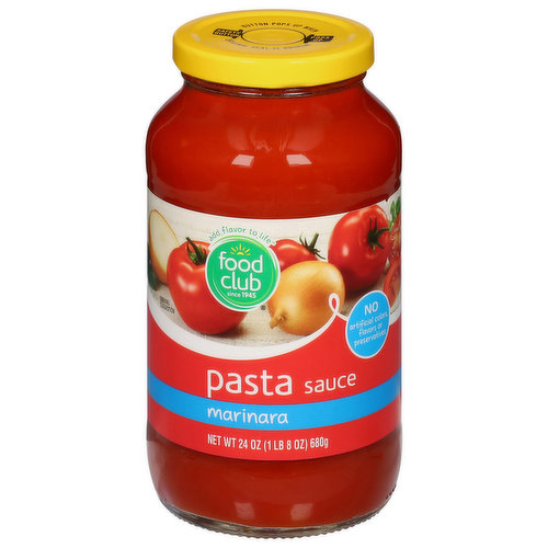 Food Club Pasta Sauce, Marinara
