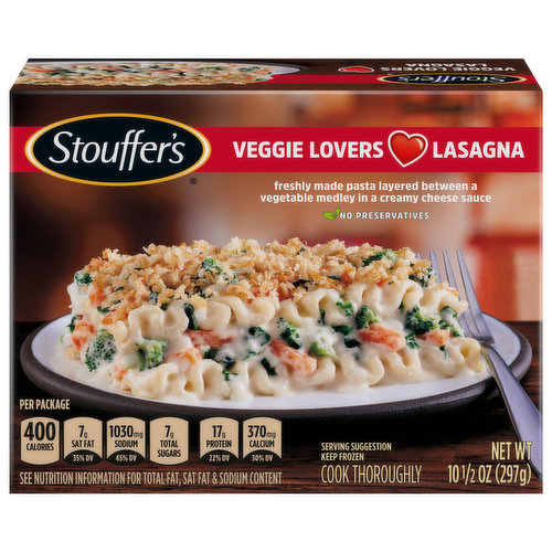 Stouffer's Lasagna, Veggie Lovers