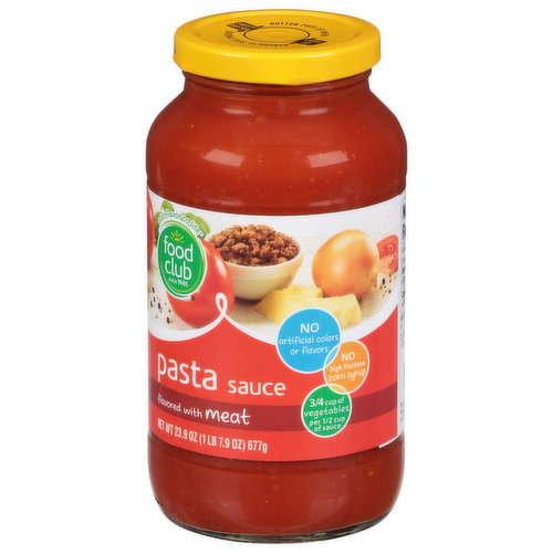 Food Club Pasta Sauce Flavored with Meat