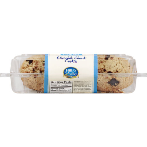 Hill & Valley Cookies, Sugar Free, Chocolate Chunk