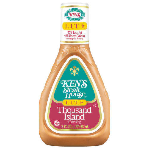 Ken's Steak House Dressing, Lite, Thousand Island